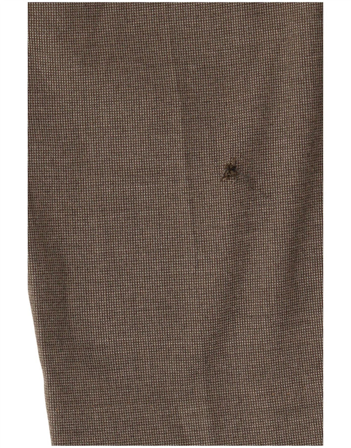Marks & Spencer Pantalon décontracté coupe slim pour homme W36 L29 Marron Polyester