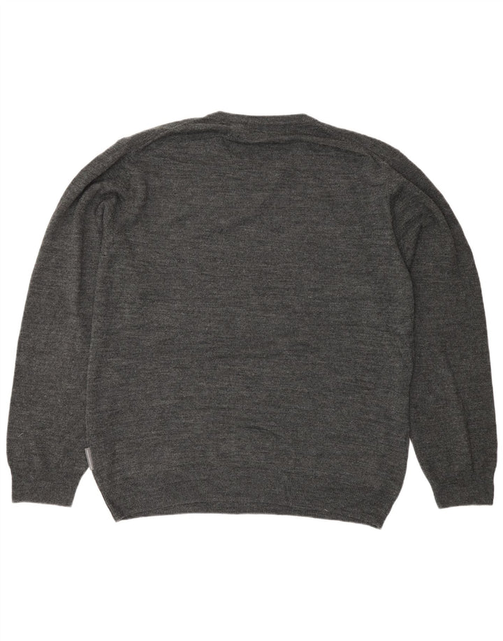 French Connection Pull Col Ras du Cou XL Homme Gris Acrylique