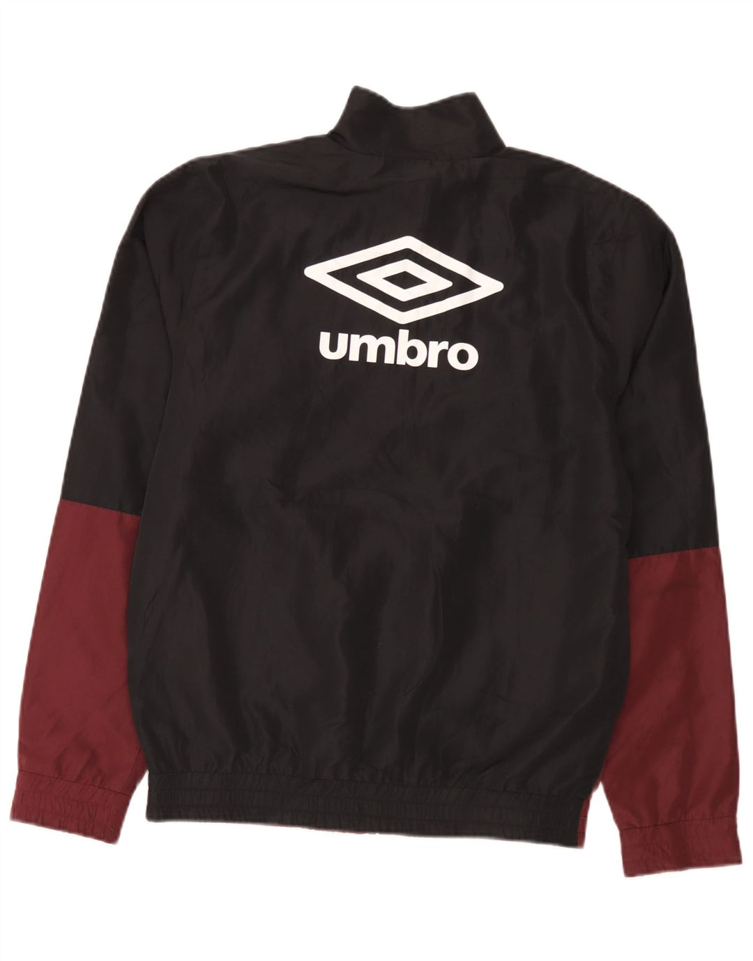 Umbro Veste de Survêtement Graphique Homme Petit Bordeaux Colorblock Polyester