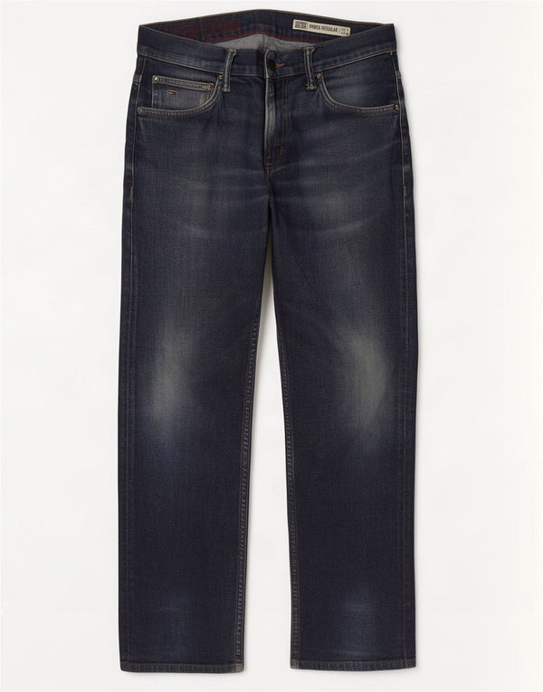Tommy Hilfiger Jean droit Ryder Regular W33 L30 homme bleu marine en coton