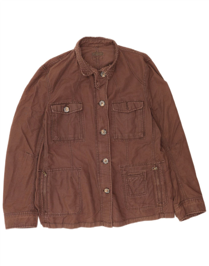 Marlboro Classics Veste utilitaire réversible pour femme EU 50 3XL Coton marron