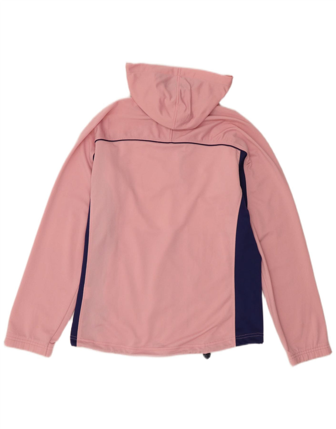Asics Veste de survêtement à capuche pour femme UK 14 Rose moyen Colourblock