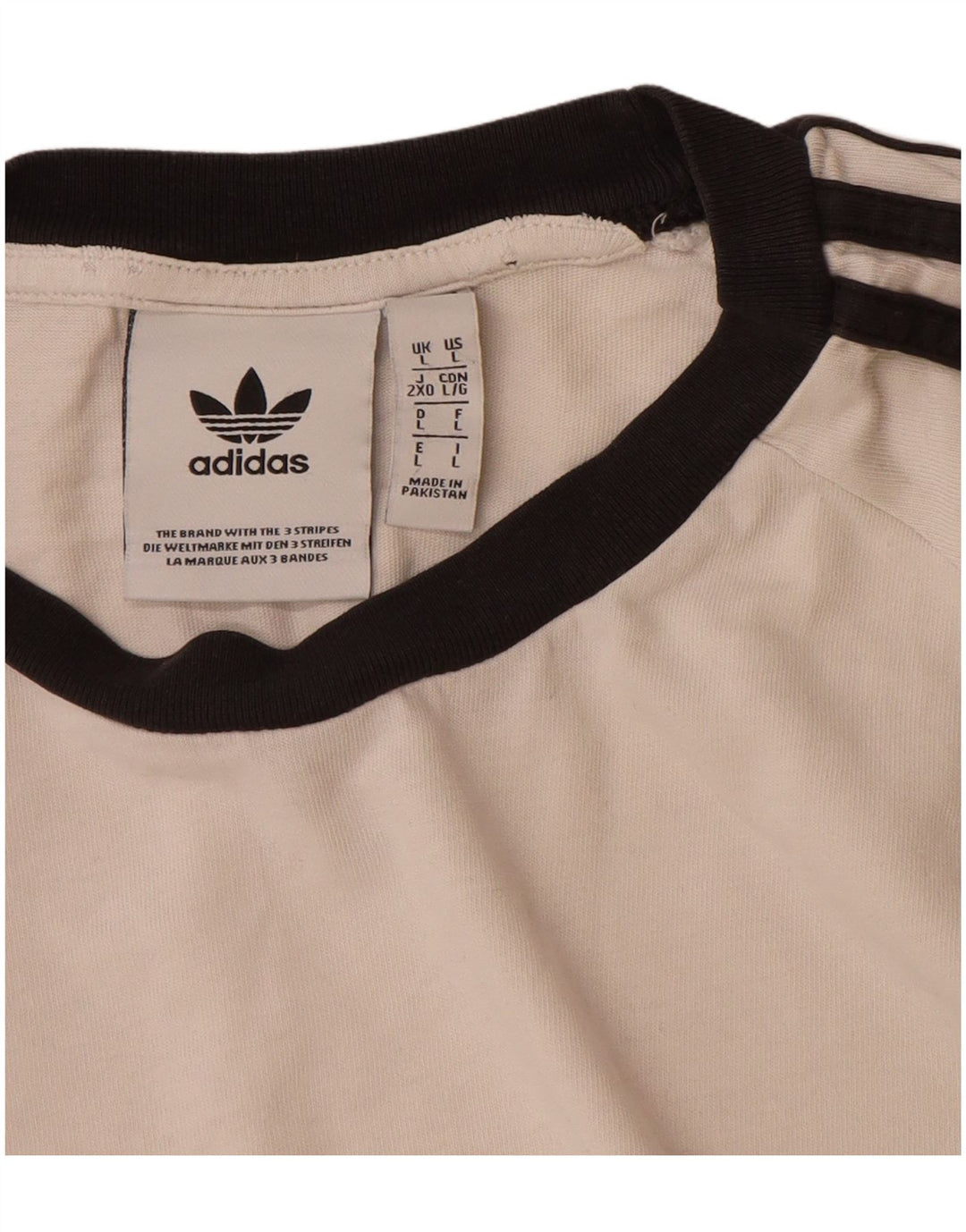 Adidas T-Shirt Homme Haut Grand Coton Blanc