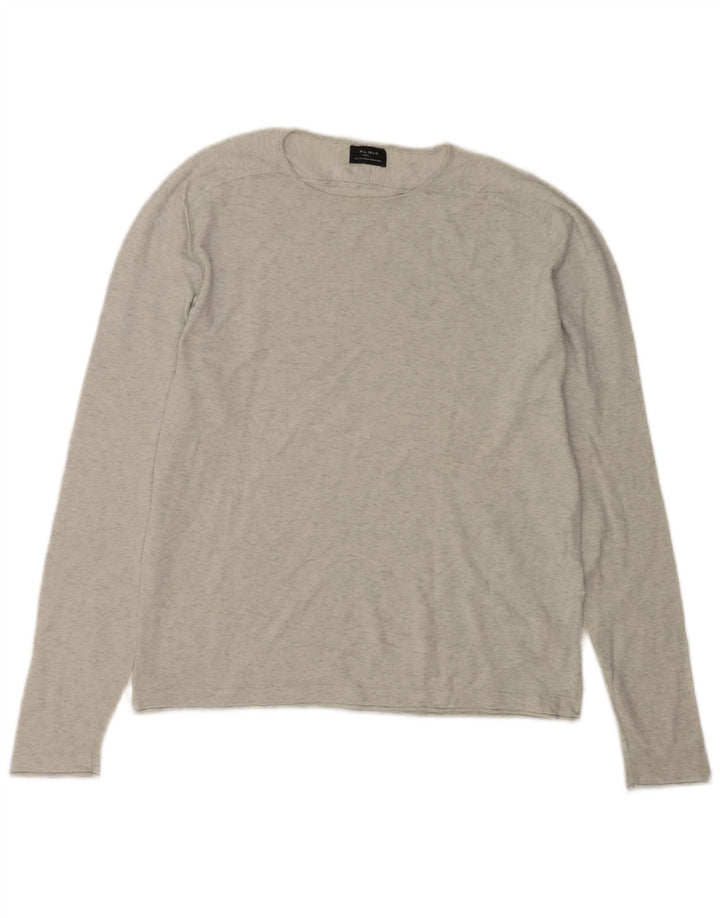 Zara Homme Top Manches Longues XL Gris