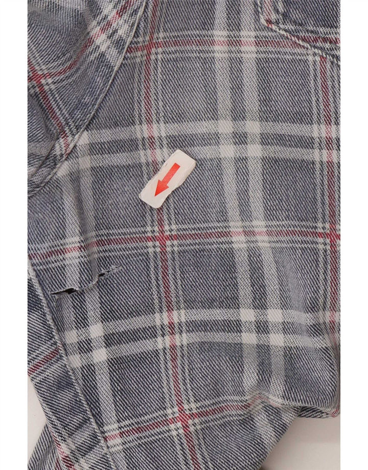 Extreme Jeans Fuselé Femme W26 L29 Bleu Carreaux Coton