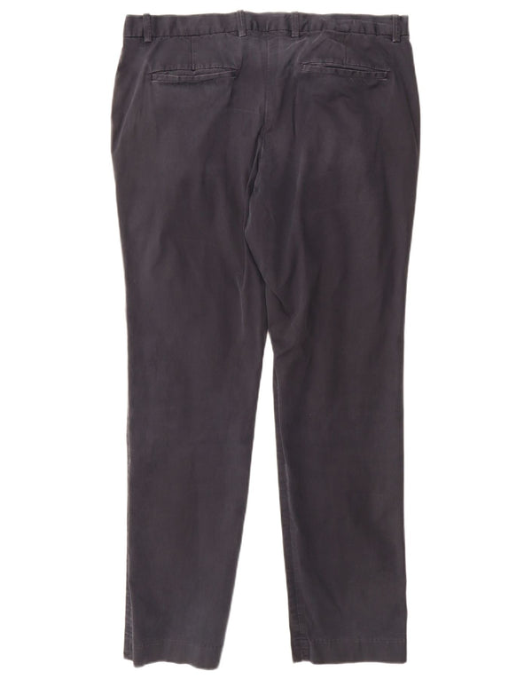 Marks & Spencer Pantalon chino coupe slim Autograph pour homme W36 L31 Bleu marine