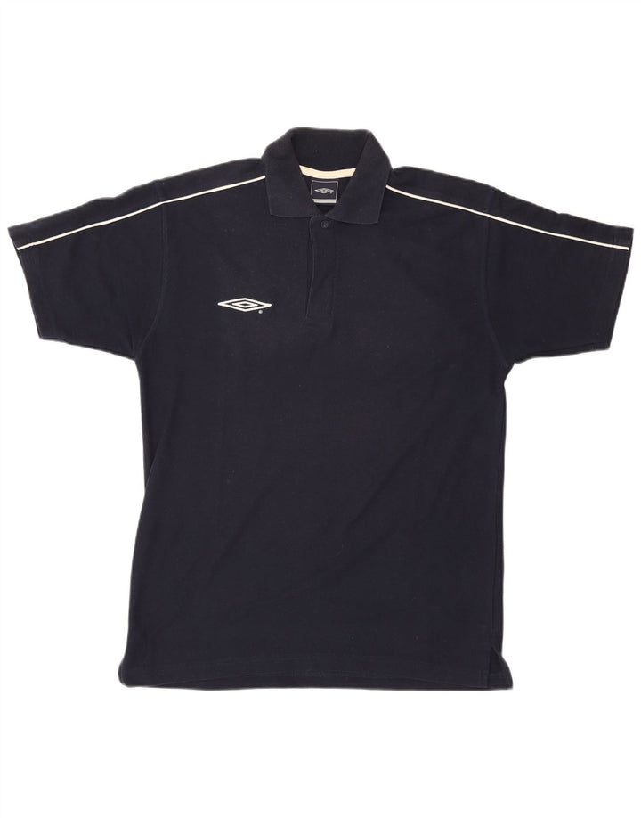 UMBRO Polo Homme Bleu Marine Moyen Coton
