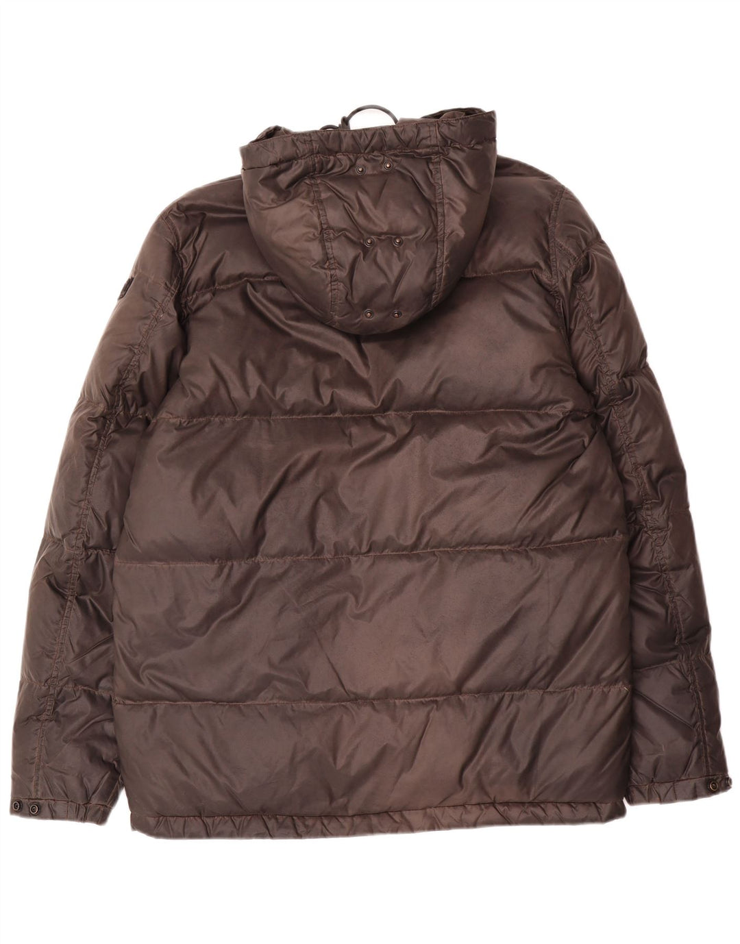 Diesel Veste matelassée à capuche pour hommes UK 38 Nylon gris moyen