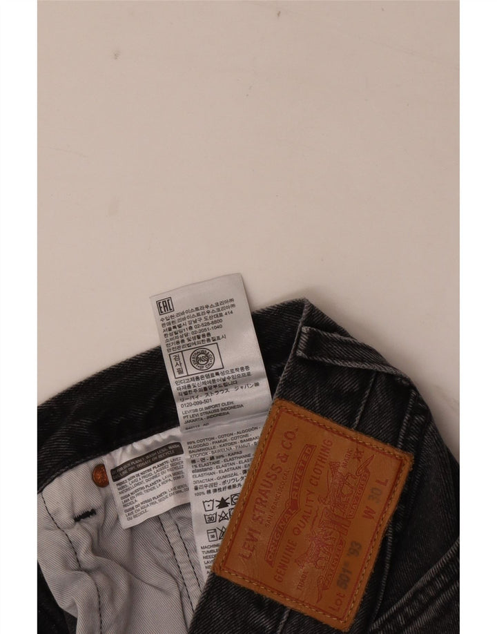 Levi's Jean Droit 501 Homme Gris W30 L28 Coton