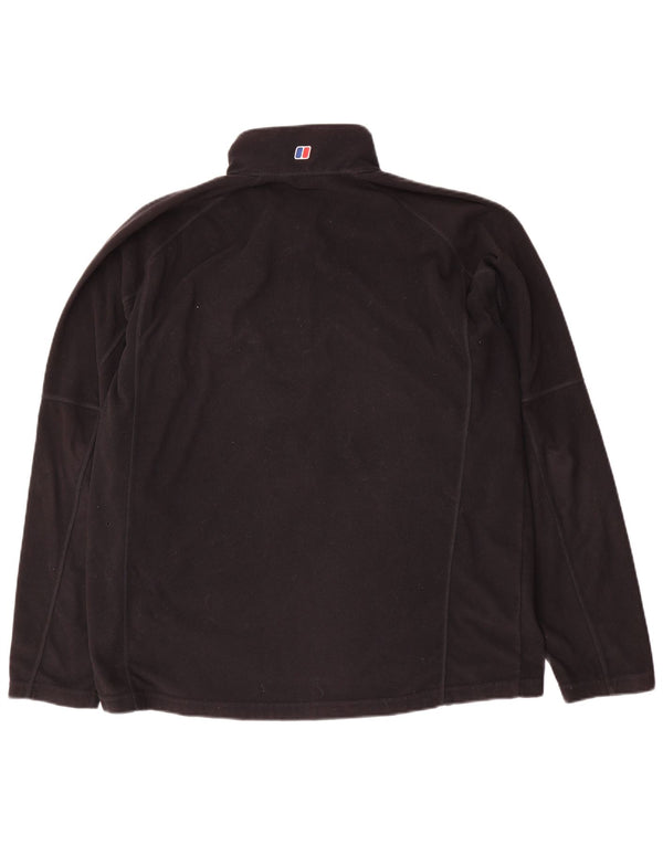 Berghaus Pull Polaire Col Zippé Homme XL Noir Polyester