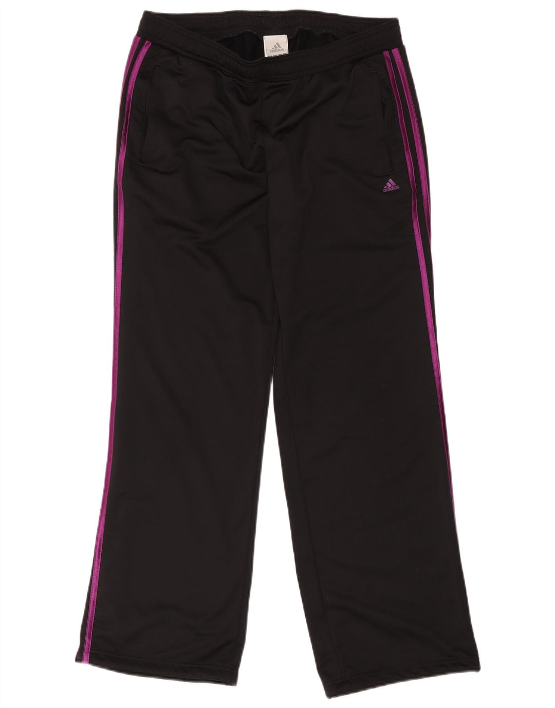 Adidas Pantalon de survêtement pour femme UK 12/14 Medium Noir Polyester