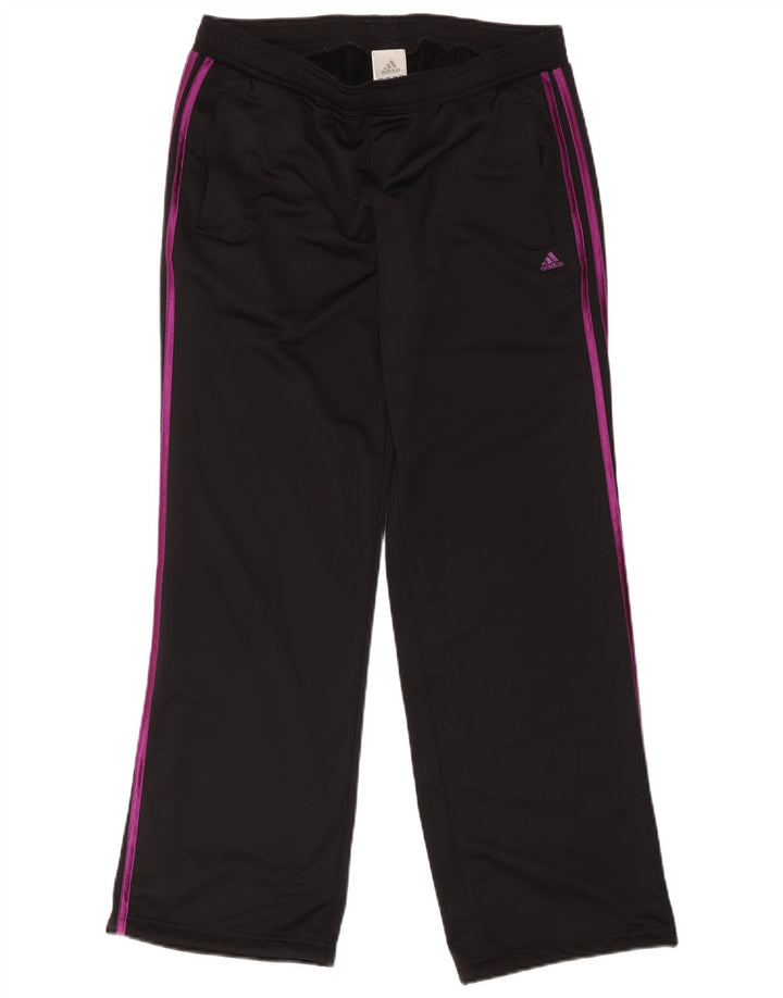 Adidas Pantalon de survêtement pour femme UK 12/14 Medium Noir Polyester
