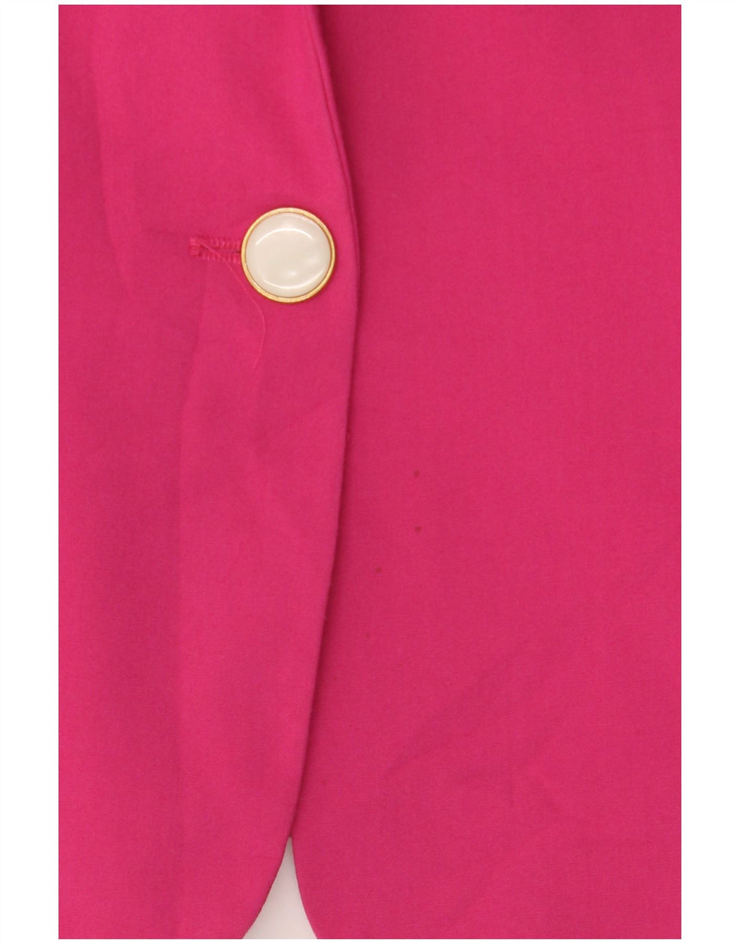 Zara Femme 1 Bouton Blazer Veste UK 10 Petit Rose Polyester