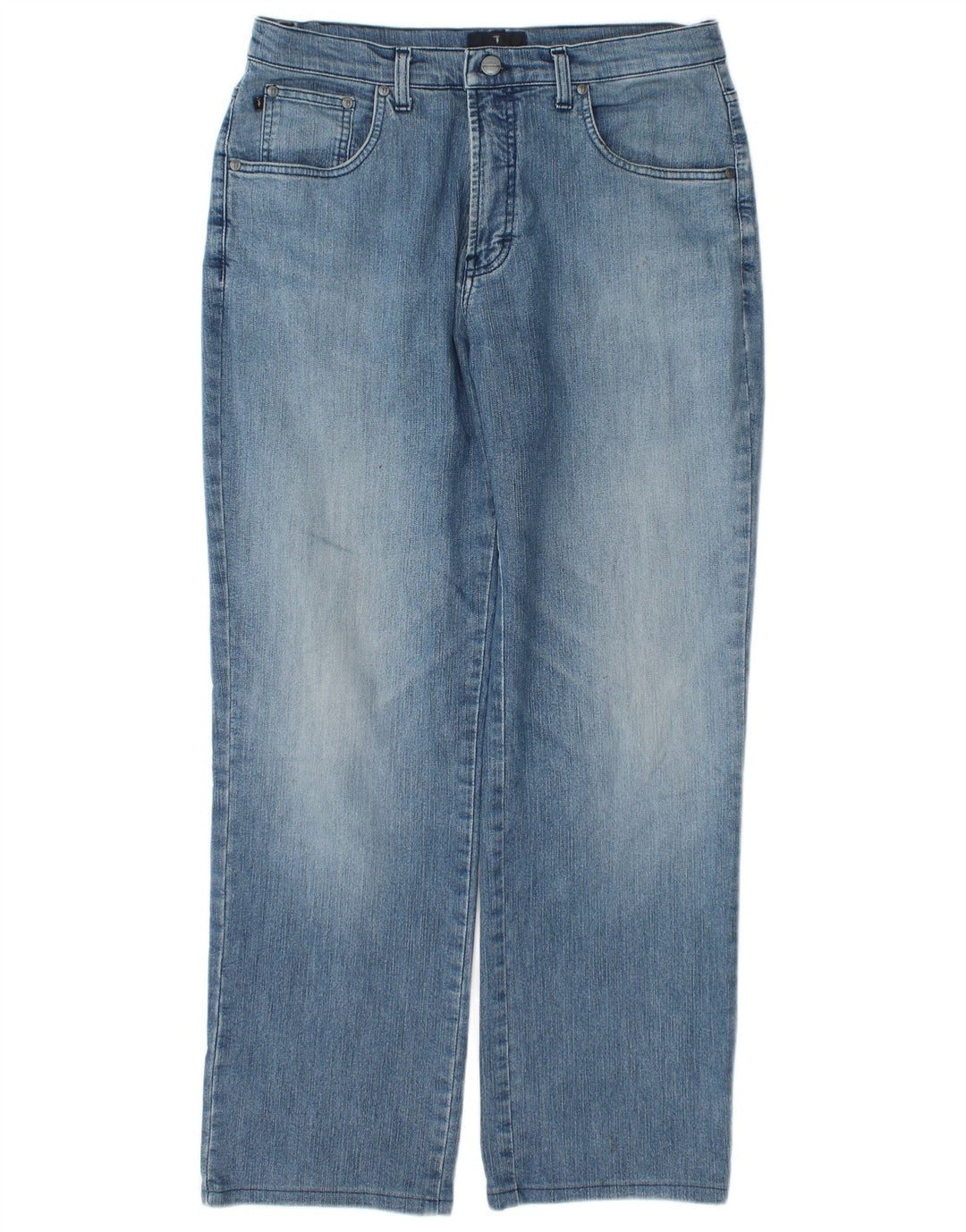 Trussardi Jean Droit W32 L30 Bleu Coton Homme