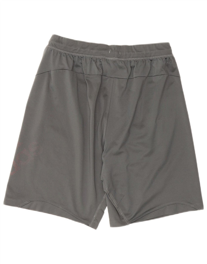Adidas Short de sport graphique pour homme Petit gris Polyester