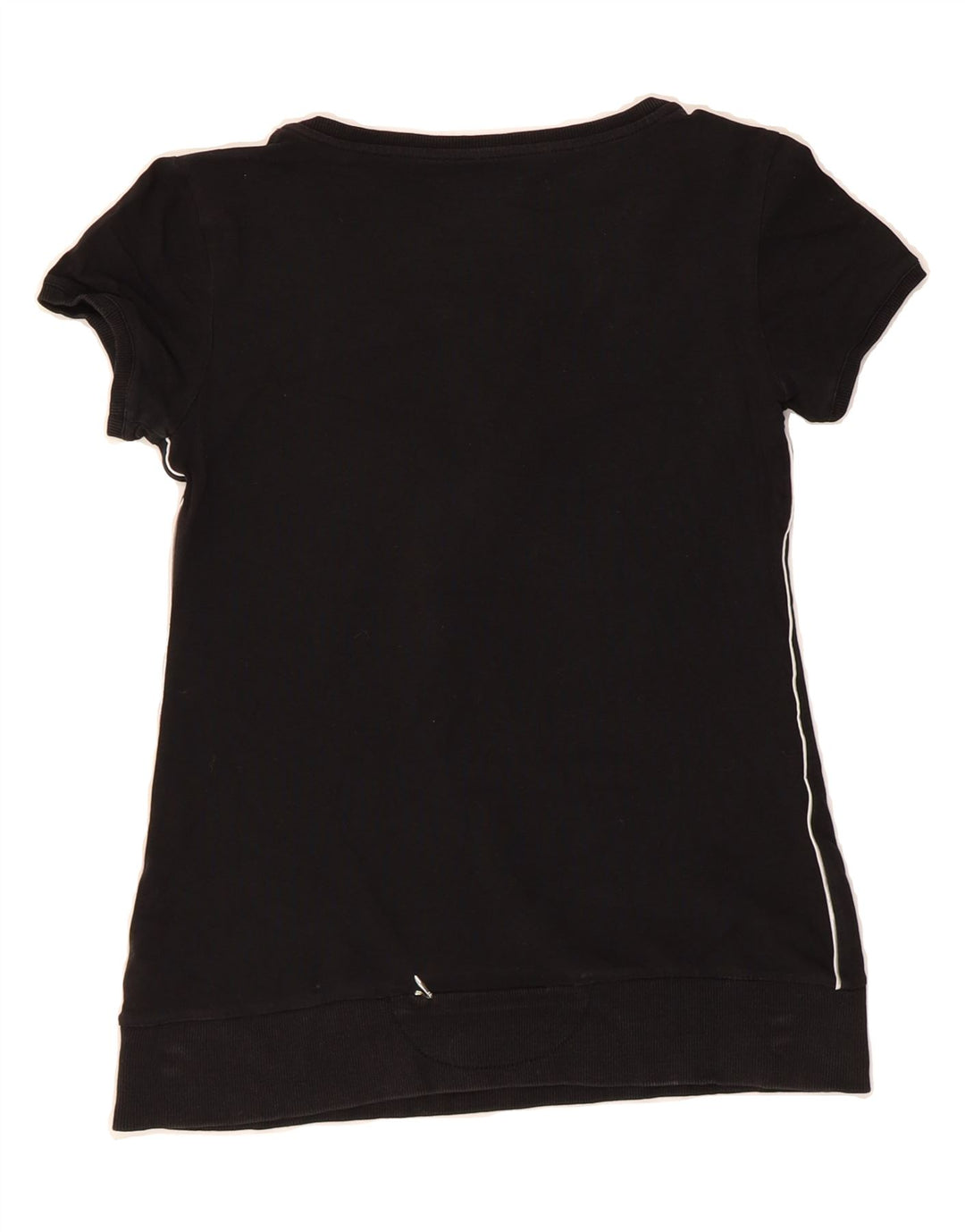 CHAMPION Womens T-Shirt Top UK 12 Medium Black Vintage Champion and Second-Hand Champion from Messina Hembry 