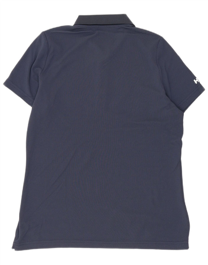 Helly Hansen Polo Femme UK 14 Medium Bleu Marine Polyamide