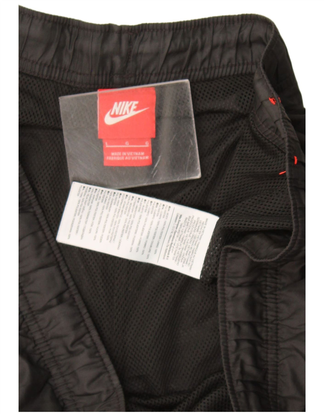 Nike Short de sport graphique pour hommes, grand, noir, polyester