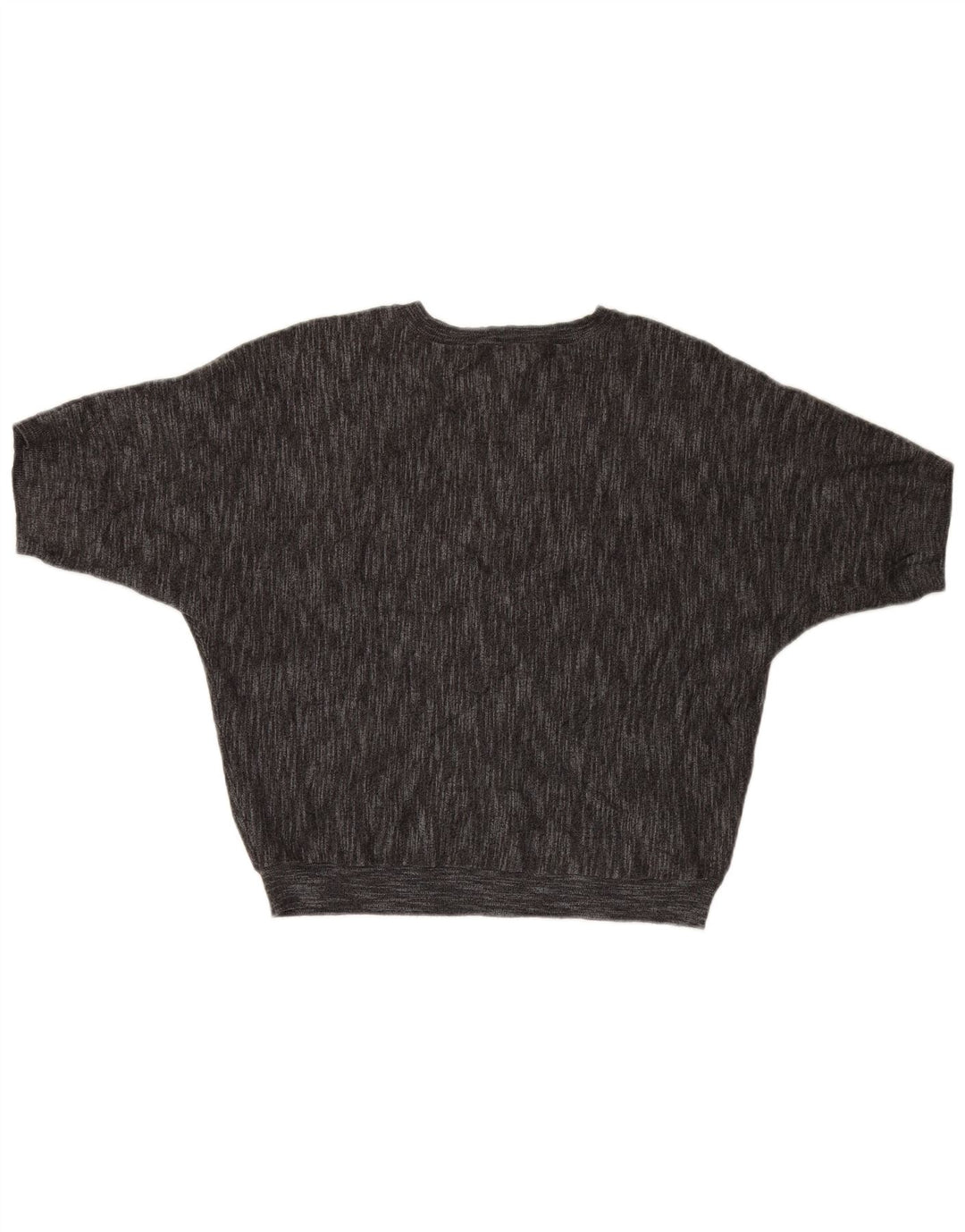 Dkny Pull à manches courtes et col rond pour femme UK 14 Gris moyen Viscose