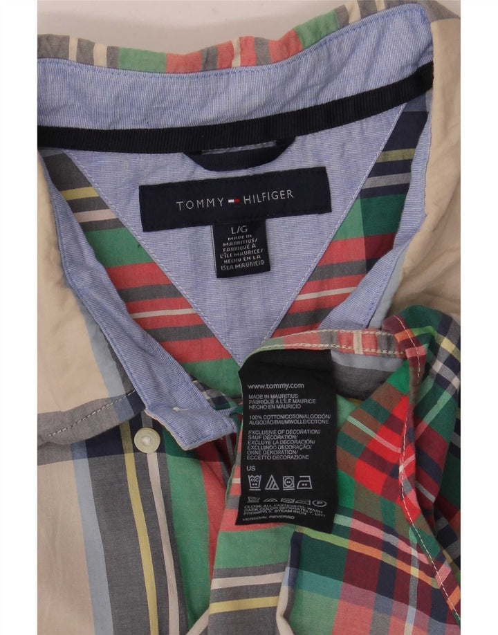 Tommy Hilfiger Chemise Homme Grand Carreau Multicolore Coton