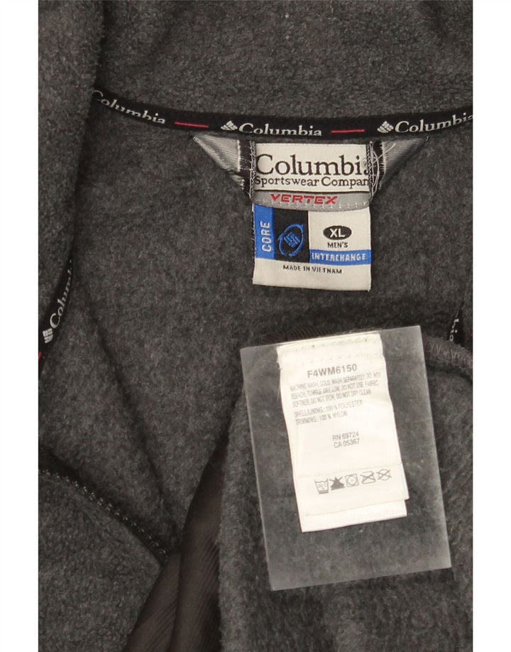 COLUMBIA Veste Polaire Homme UK 42 XL Gris Colorblock Polyester