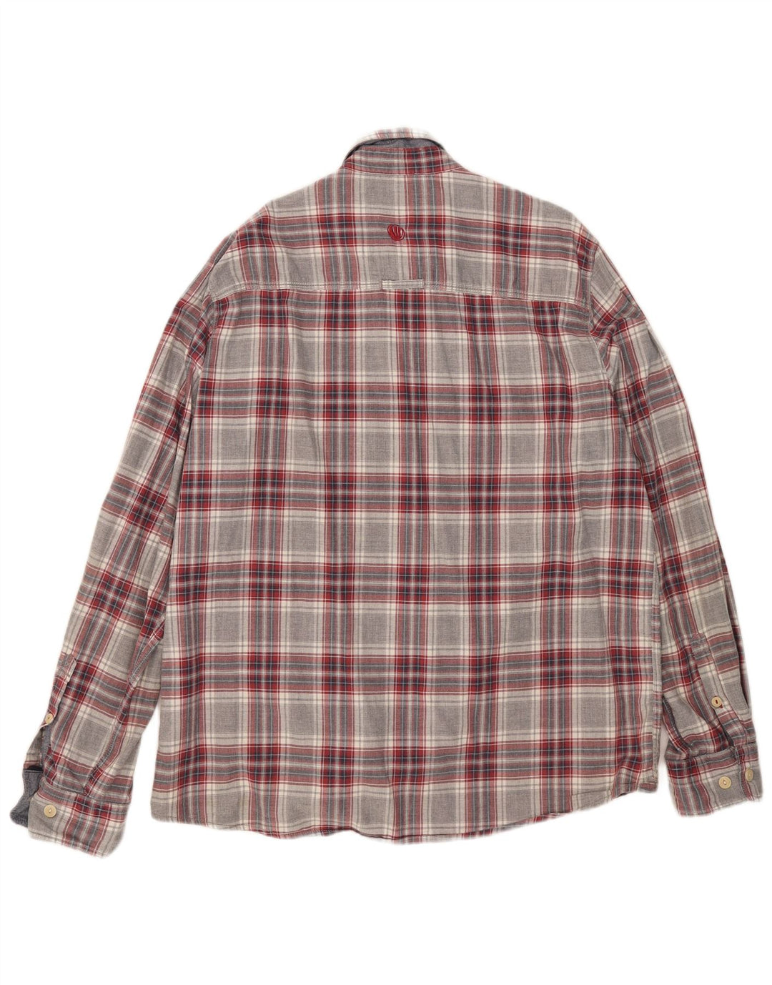 Fat Face Chemise Flanelle Homme XL Gris Carreaux Coton