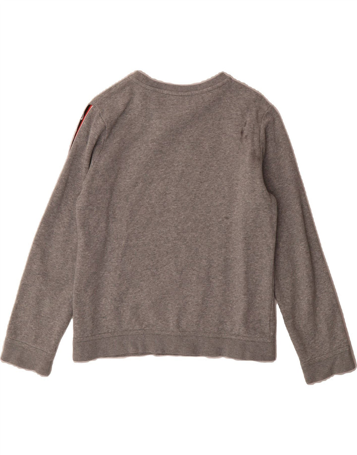 NIKE Boys Graphic Sweatshirt Jumper 12-13 Years Large  Grey Cotton Vintage Nike and Second-Hand Nike from Messina Hembry 