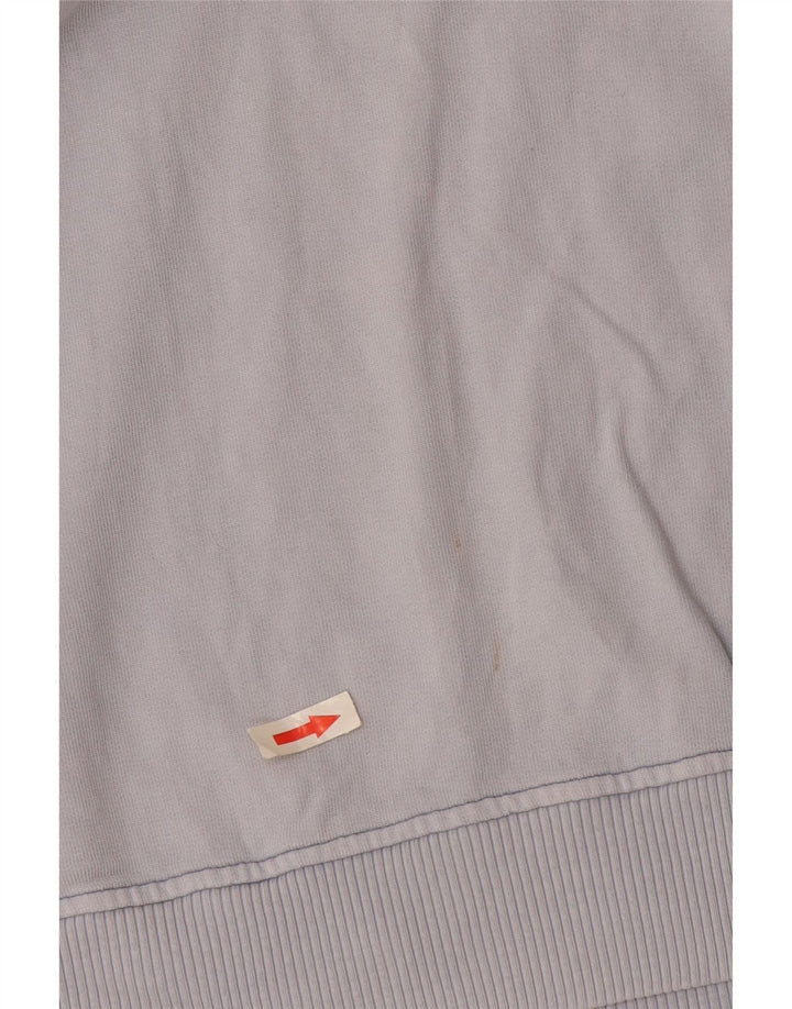 Massimo Dutti Sweat-shirt surdimensionné graphique pour femme UK 14 Bleu moyen