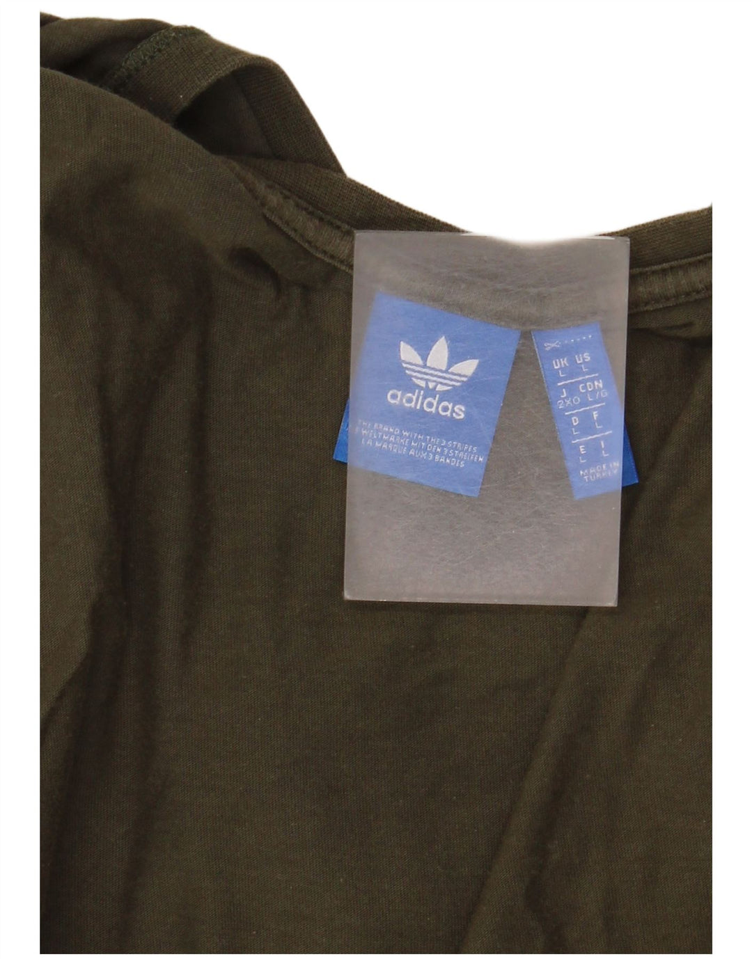 Adidas T-shirt graphique pour hommes, grand, kaki