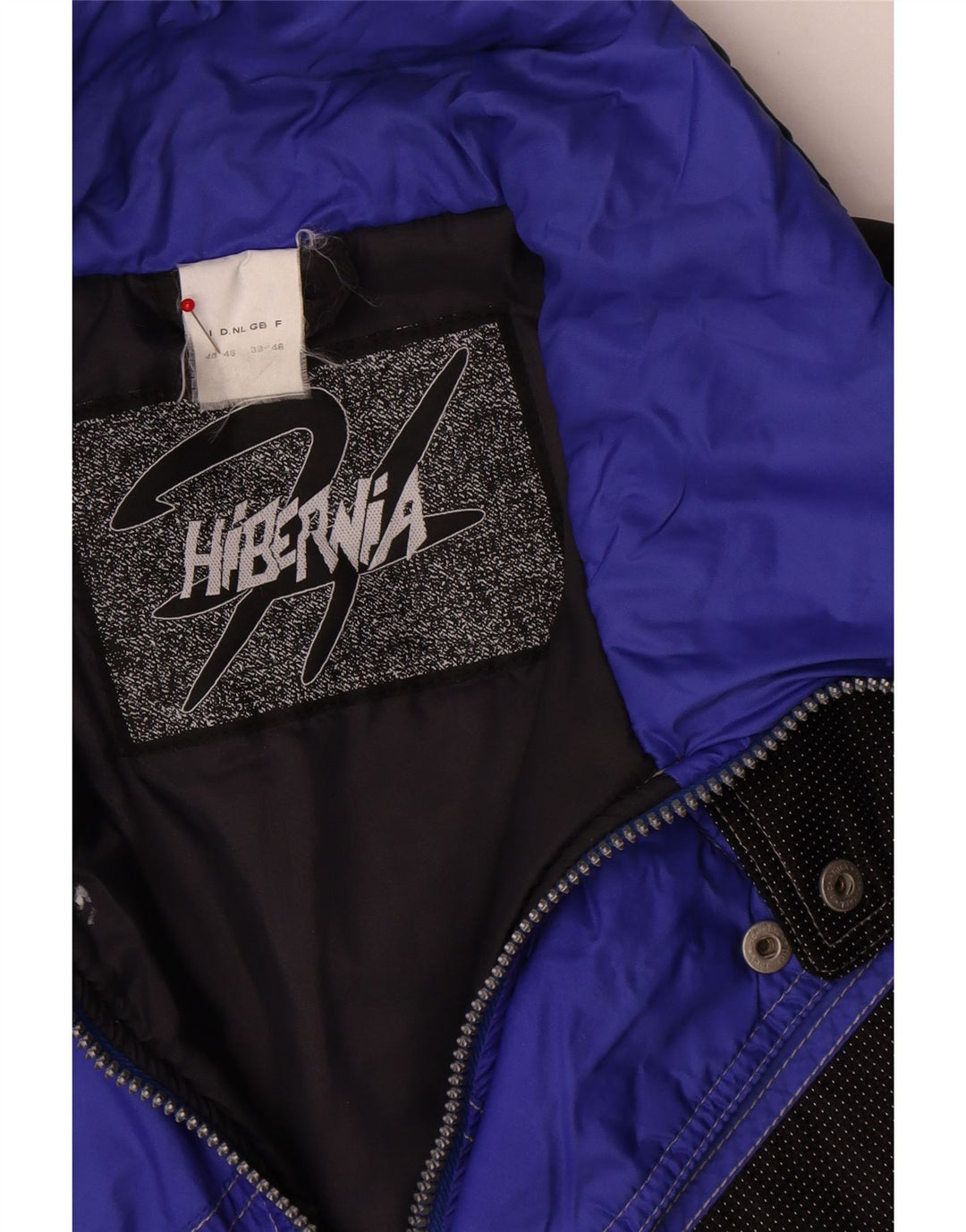 Hibernia Veste de ski pour homme UK 38 Bleu moyen Colourblock Polyamide