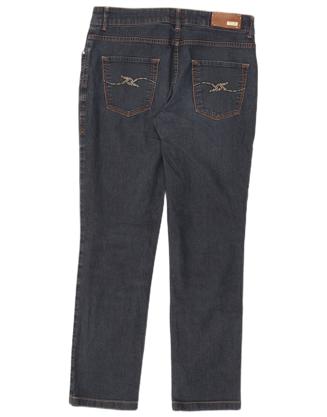 Trussardi Femme Jean Slim W28 L28 Bleu Coton