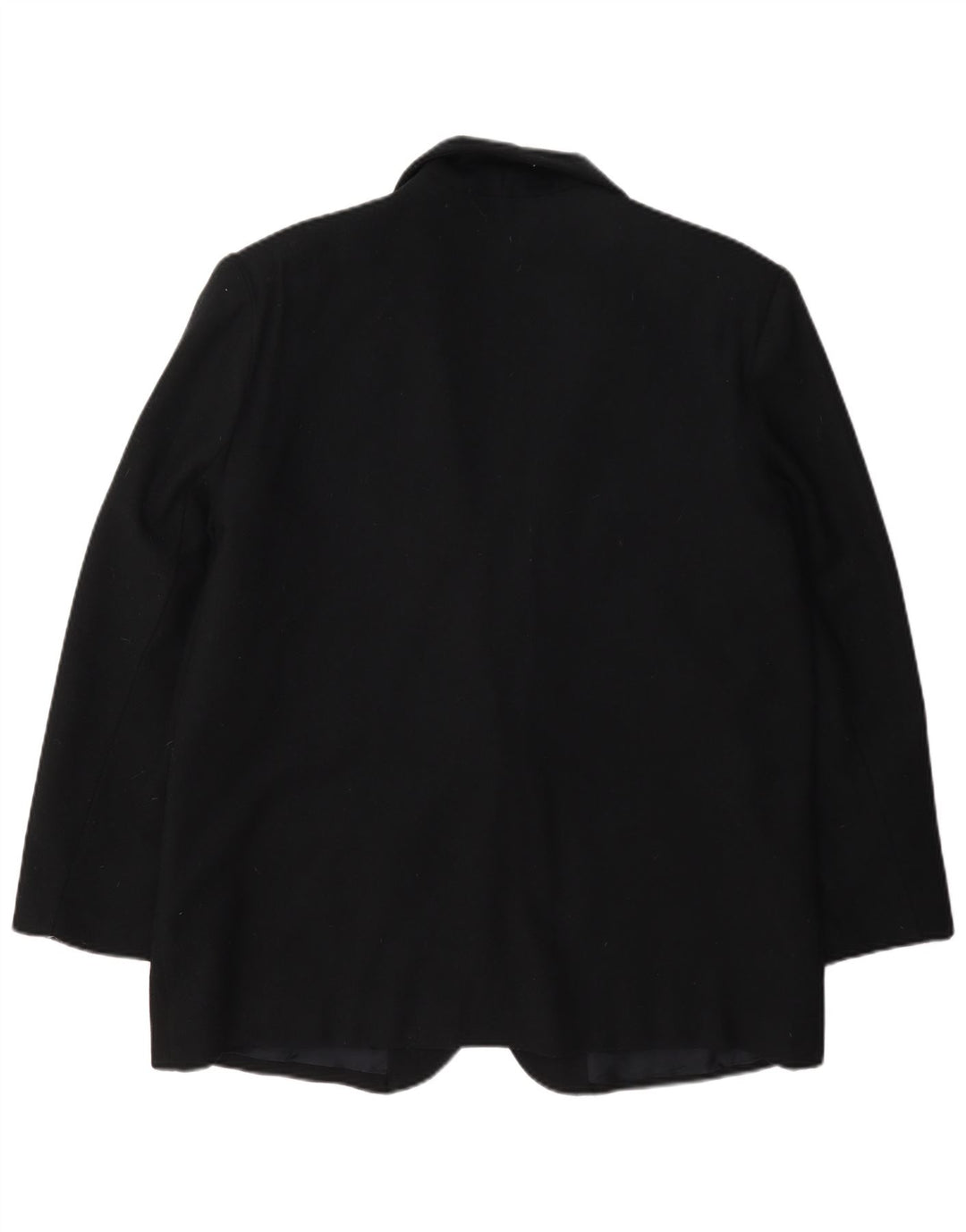 Sag Harbor Veste Blazer 1 Bouton pour Femme UK 14 Grande Laine Noire
