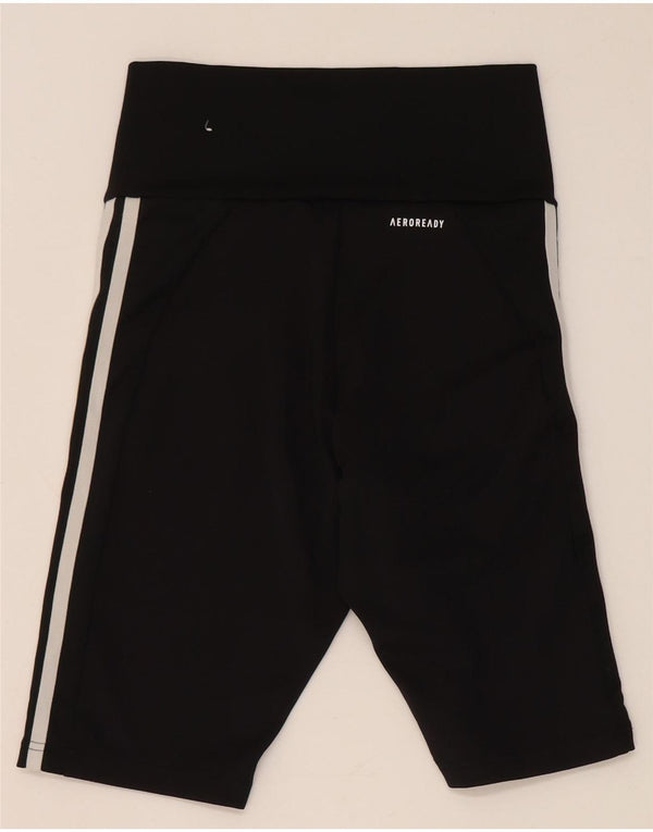 Adidas Short de sport pour femme UK 4/6 XS Noir Polyester
