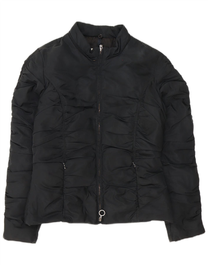 Moncler Veste matelassée femme taille 2 polyester noir moyen