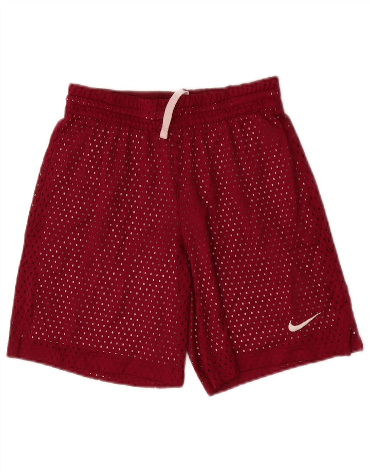 Nike Short de sport Dri Fit pour fille 12-13 ans en polyester marron Taille L