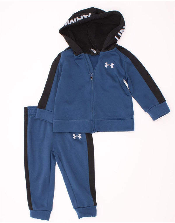 Under Armour Survêtement complet bébé garçon 9-12 mois bleu marine colour block