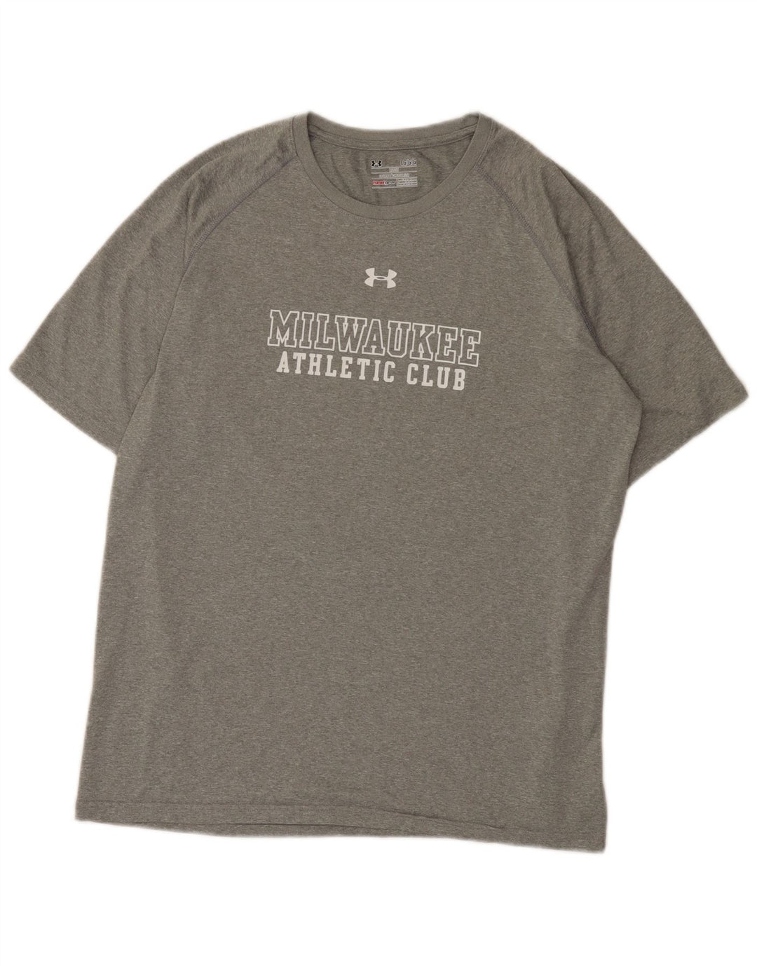 Under Armour T-Shirt Milwaukee Graphic Homme Gris Large Polyester