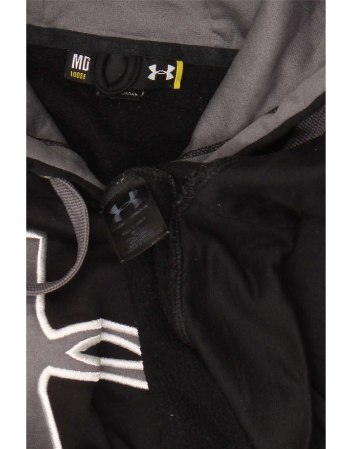Under Armour Pull à Capuche Graphique Homme Noir Moyen Polyester