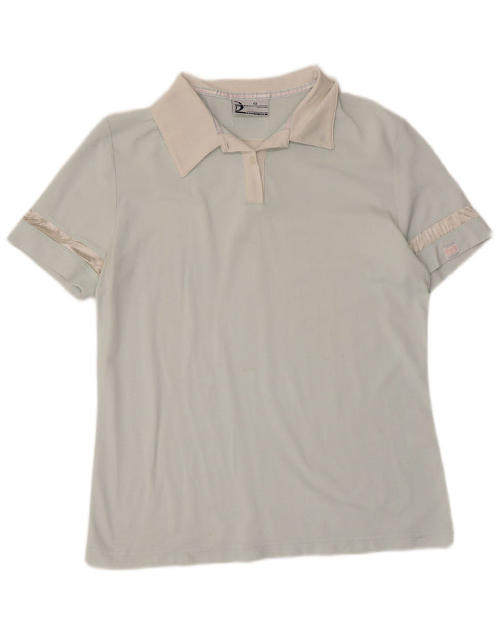 SERGIO TACCHINI Polo Femme UK 14 Grand Bleu Polyamide