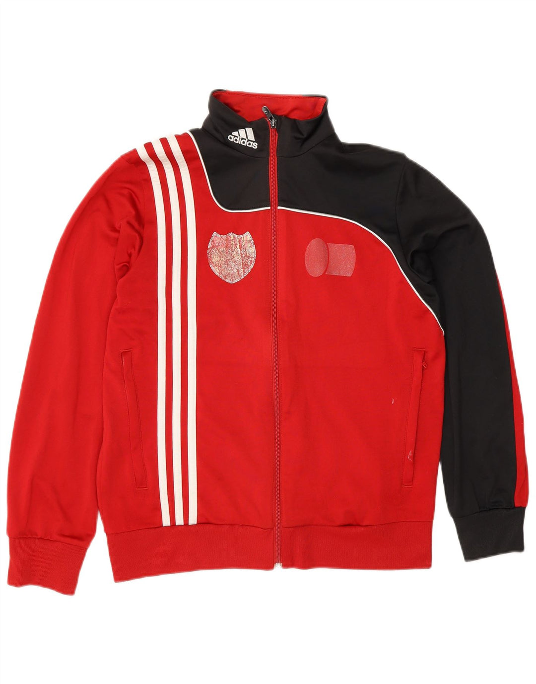 ADIDAS Veste de survêtement pour garçon 13-14 ans Rouge Colourblock Polyester