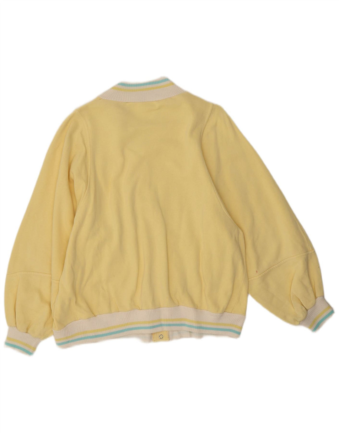 James Dillon Veste de survêtement pour homme en coton color block Jaune Taille L