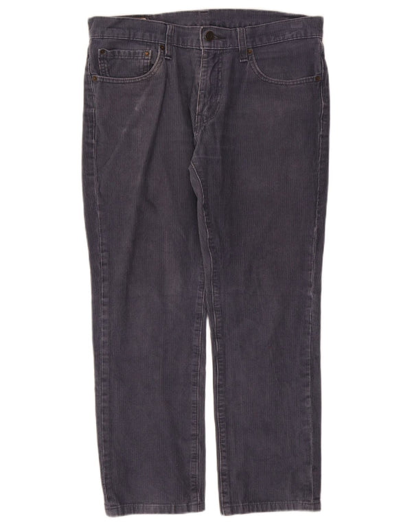 Levi's Pantalon 511 Slim Velours Côtelé W32 L26 Homme Bleu Marine Coton