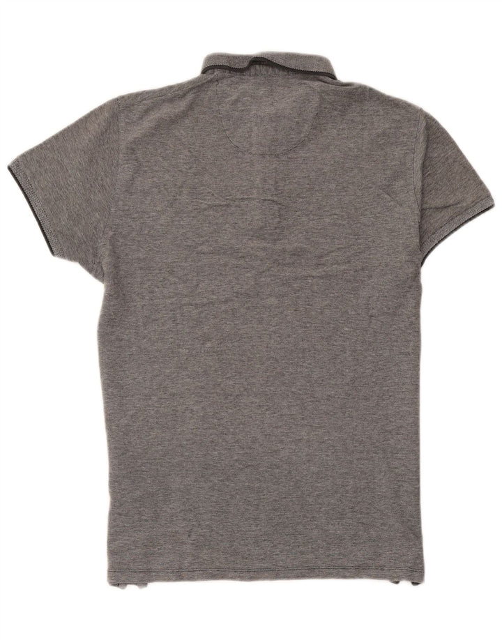 Wrangler Polo Homme Gris Moyen Rayé Coton