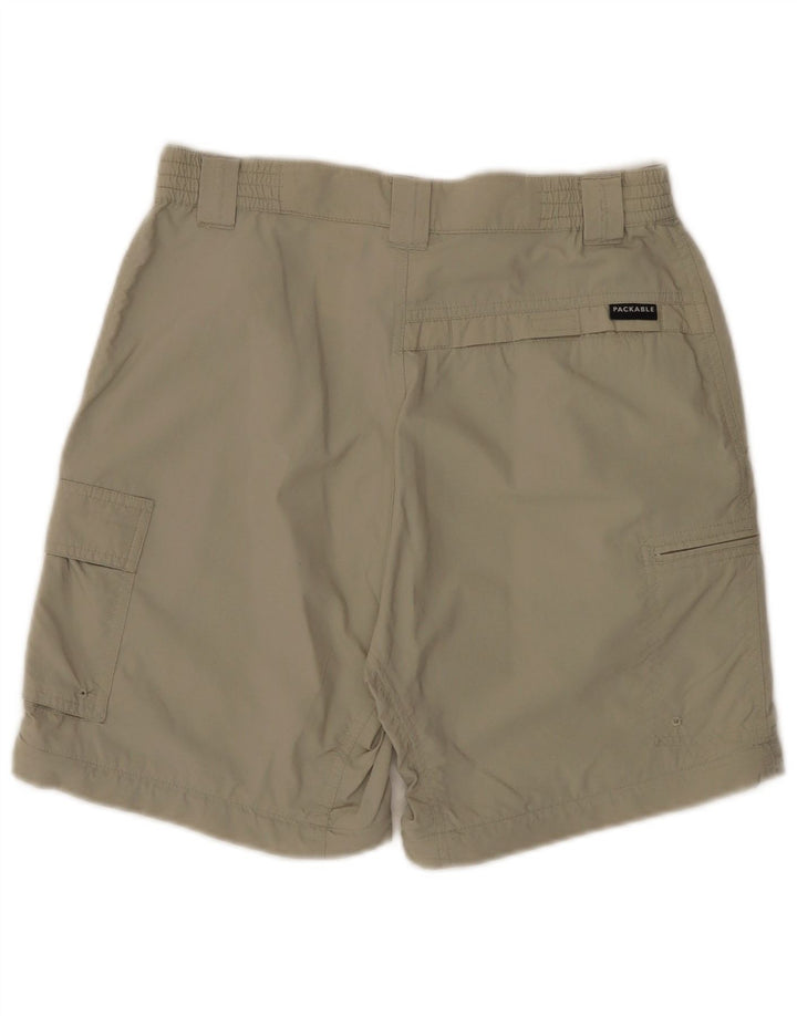 COLUMBIA Short cargo femme petit W27 nylon vert
