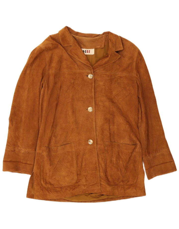 Dibi Veste en Daim Femme IT 46 Grand Cuir Marron