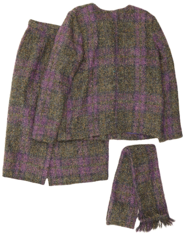 Castleisland Ensemble jupe 2 pièces pour femme UK 12 Medium W32 Carreaux multicolores