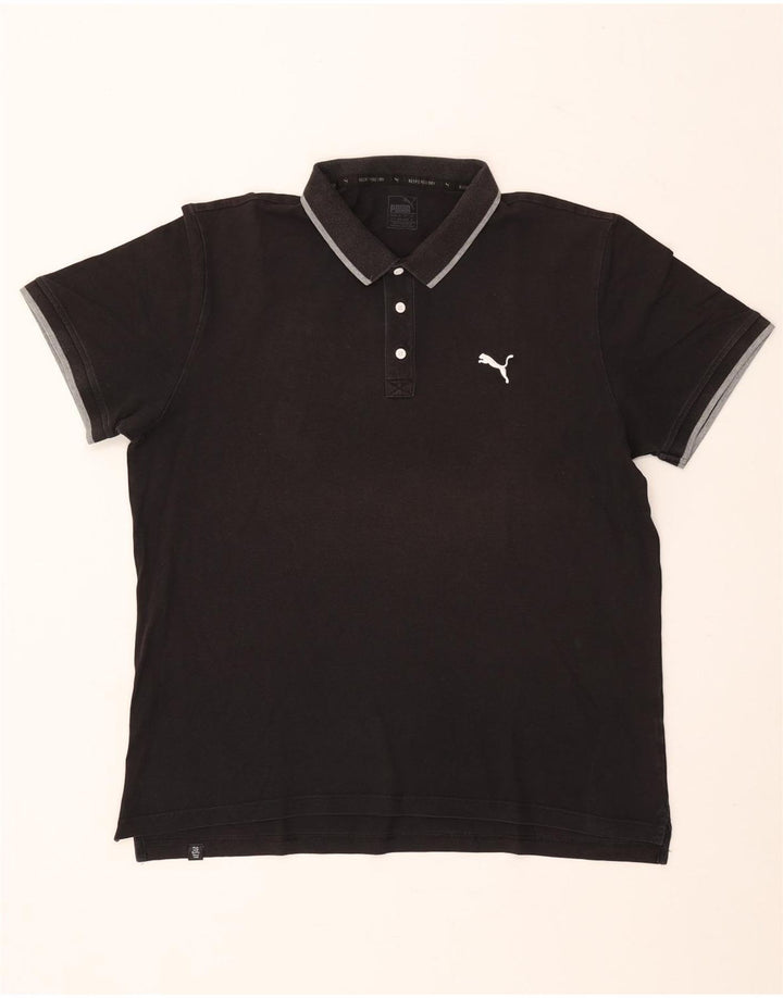 Puma Polo Homme XL Noir Coton