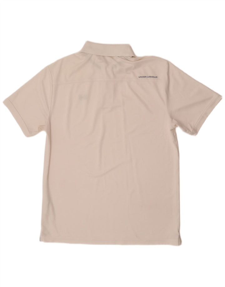 Under Armour Polo Heat Gear Homme Grand Blanc Polyester