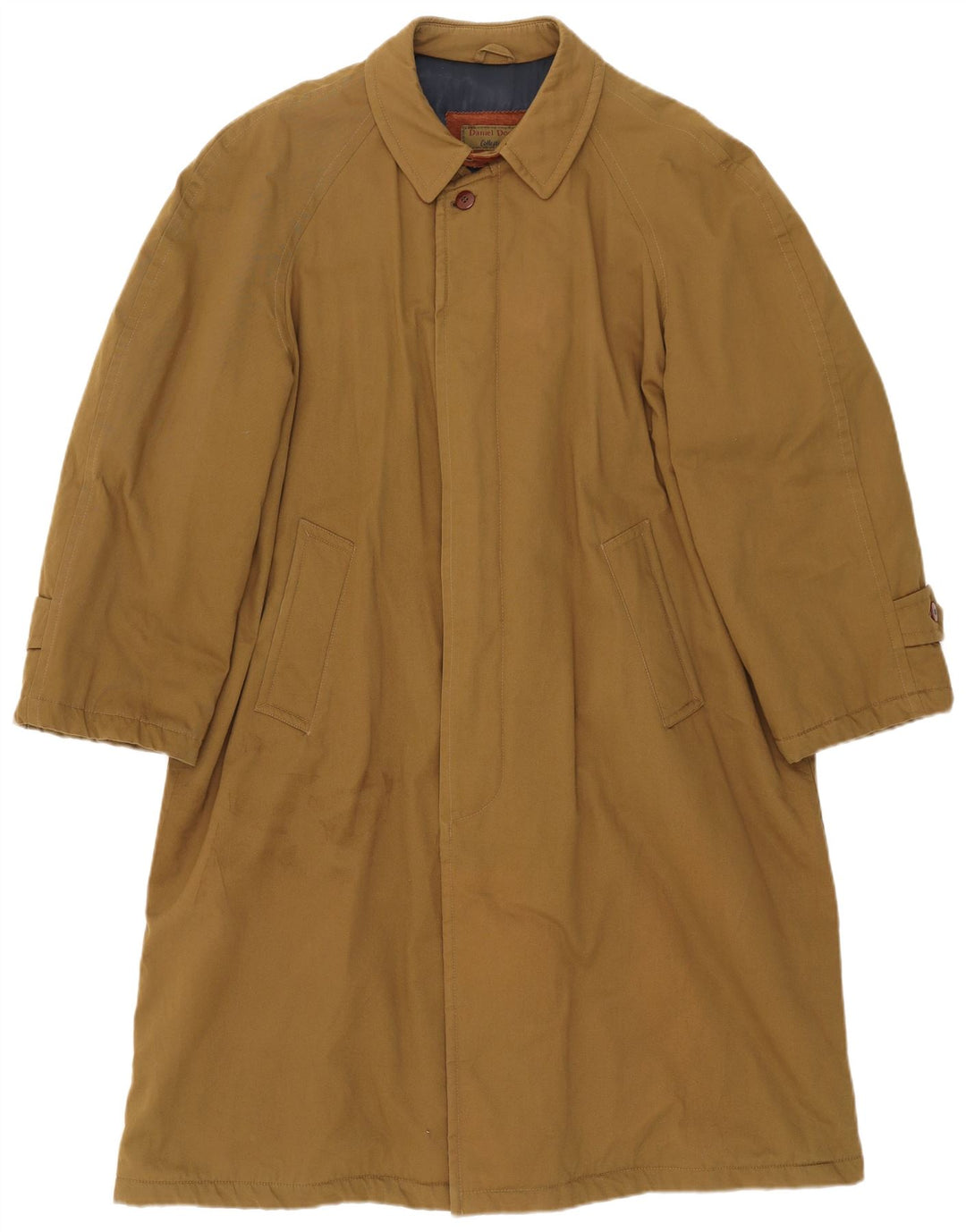 Daniel Dodd Pardessus coupe ample pour homme IT 48 Kaki moyen