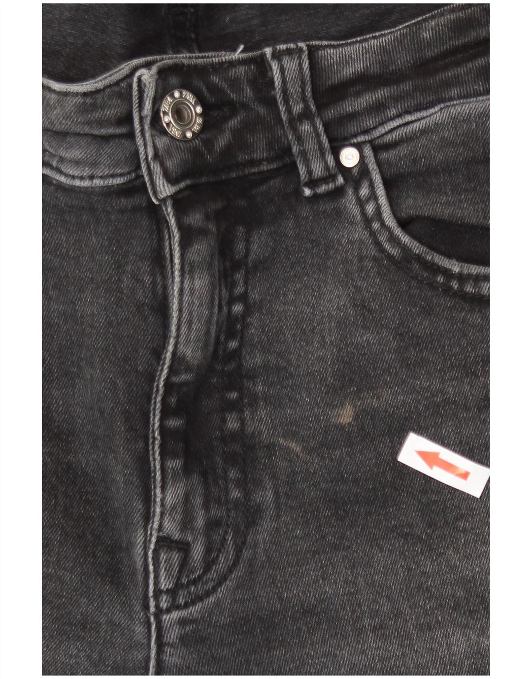 Zara Jean Slim Femme EU 42 Large W32 L26 Gris